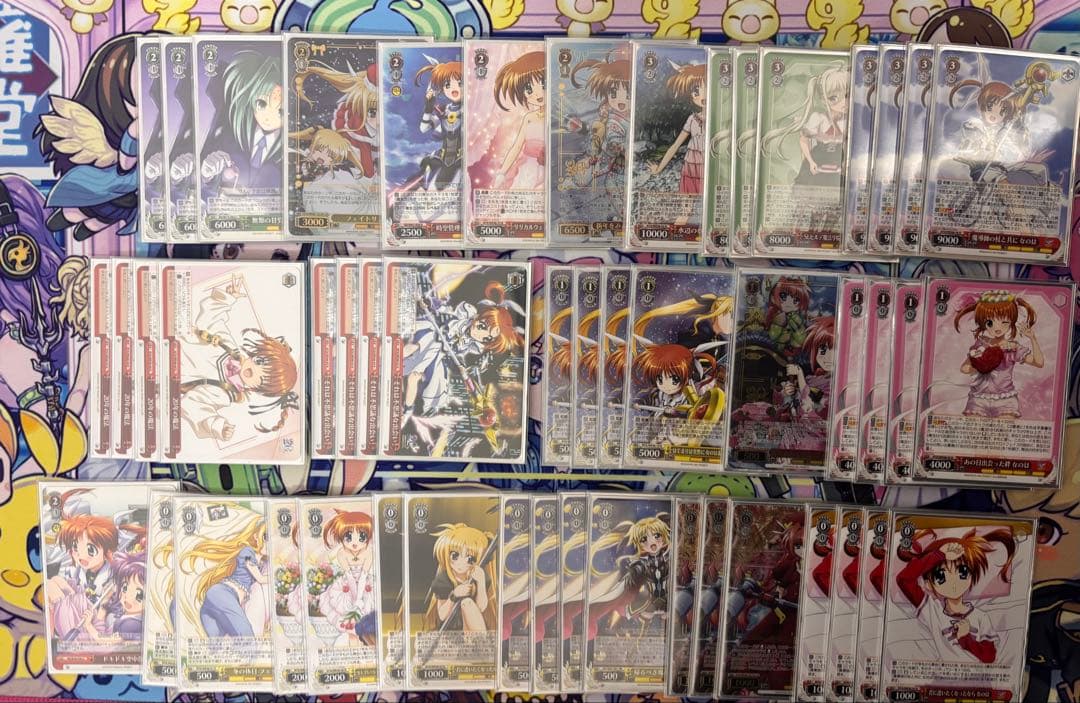 ヴァイスシュヴァルツ　リリカル なのは　8扉　デッキ　スリーブ付き