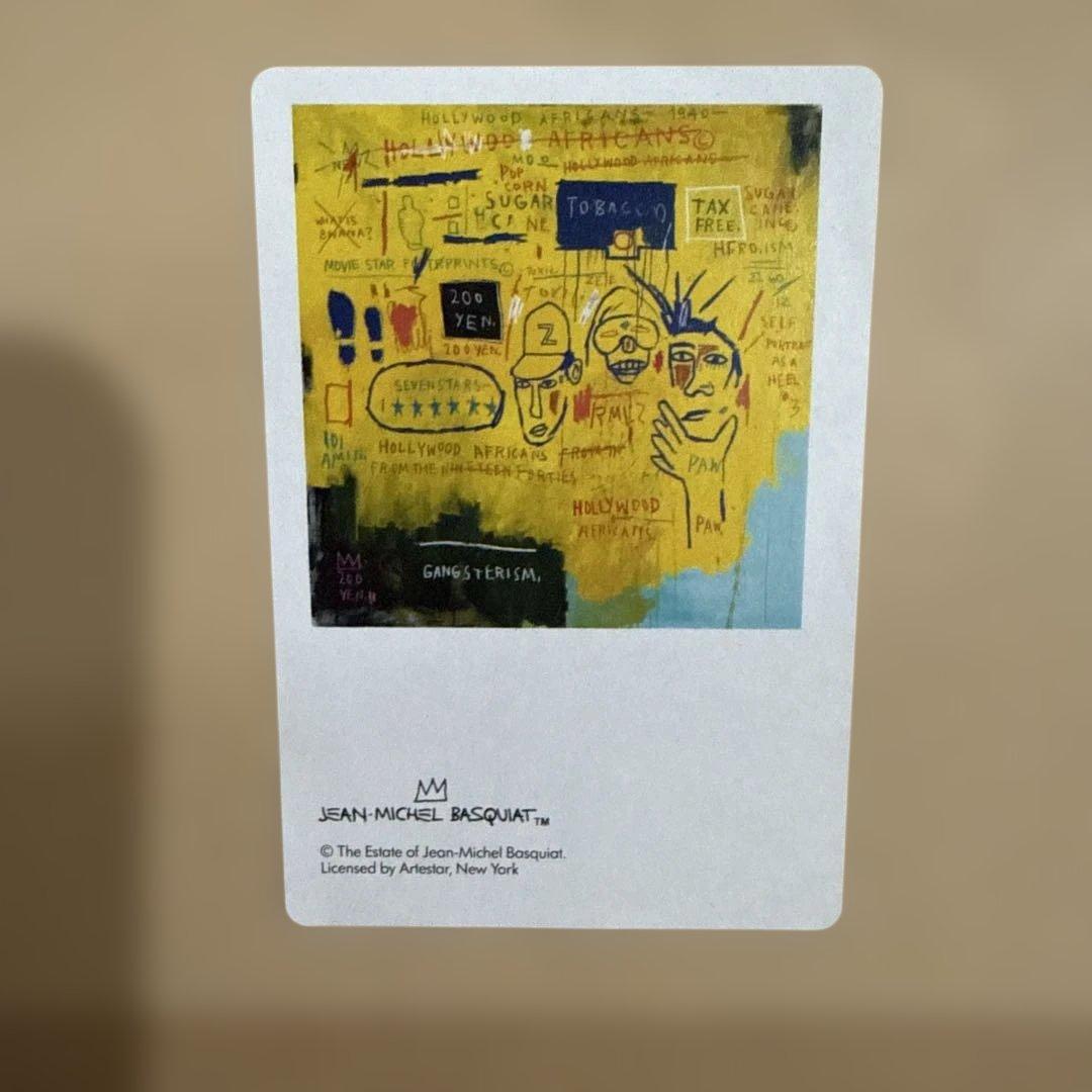 MOMA バスキア　Hollywood Africans フレーム付ポスター