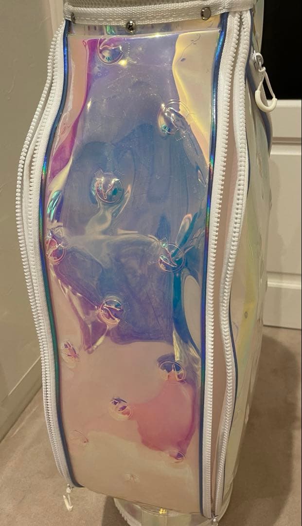 yuki様【お値下げ】HONMA ホンマ　レインボー　透明 キャディバッグ