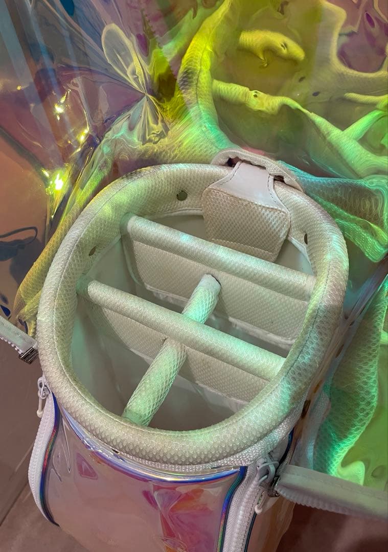 yuki様【お値下げ】HONMA ホンマ　レインボー　透明 キャディバッグ