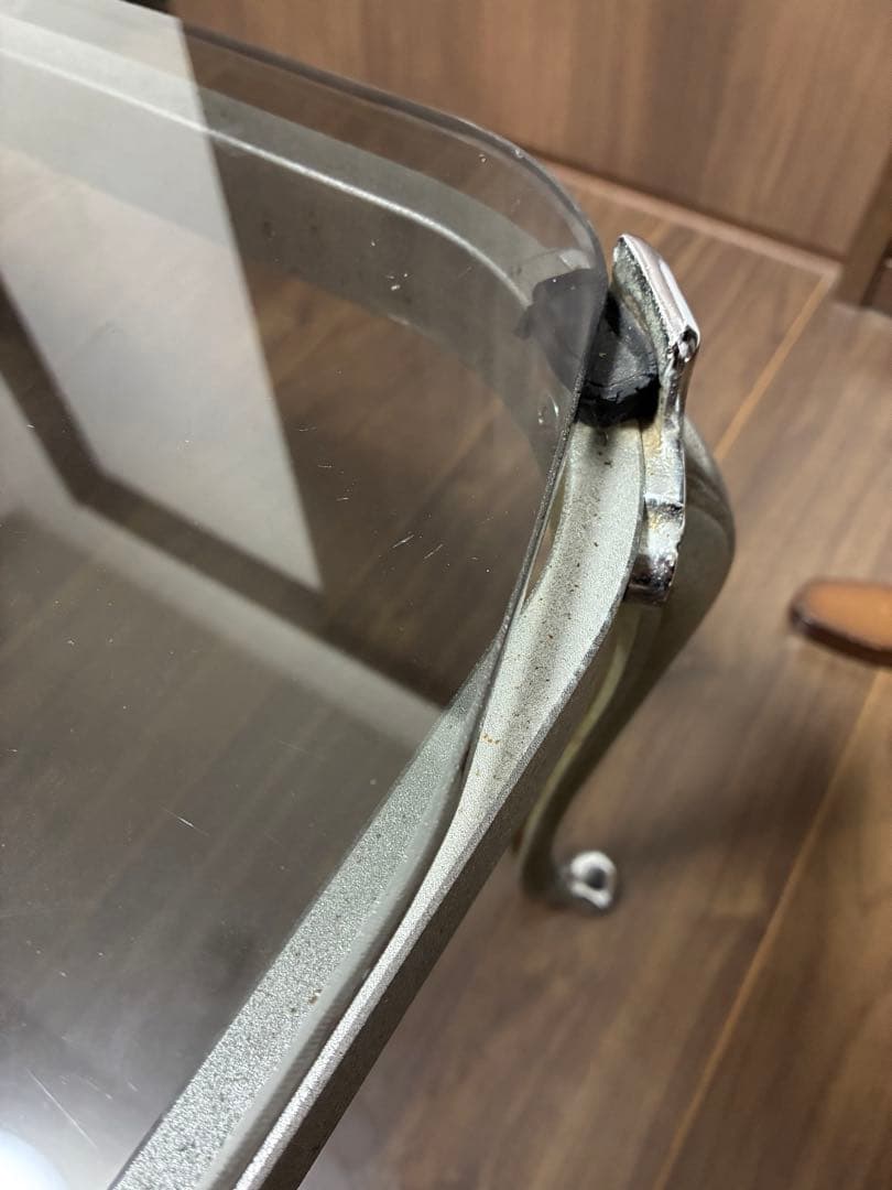 猫足　テーブル　オールドマルニ？　金属製　ヴィンテージ　レトロ　アンティーク