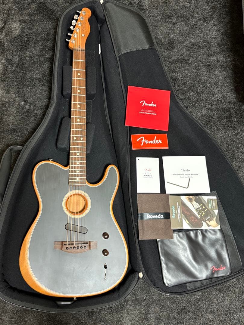 ギター Acoustasonic Player Telecaster Black