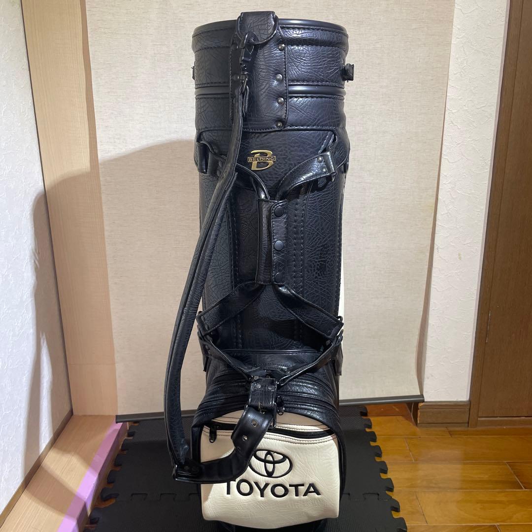 lnoway ブリーフィング社製TOYOTAロゴ キャディバッグ 黒/白