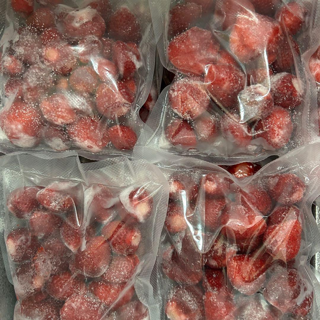 【福岡県産】完熟冷凍あまおう 約4kg（500g×8）｜濃厚な甘み＊鮮度そのまま