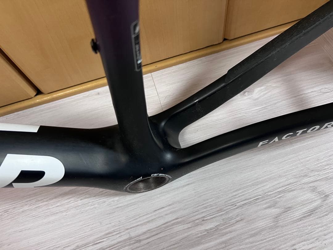 FACTOR O2 ロードバイクフレーム ミッドナイトピンク54サイズ