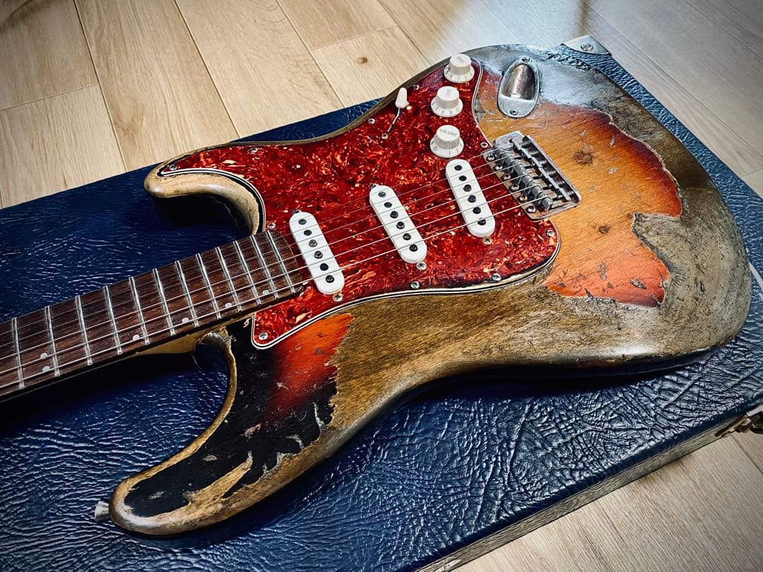 franchin guitars mercury ストラト　イタリア製