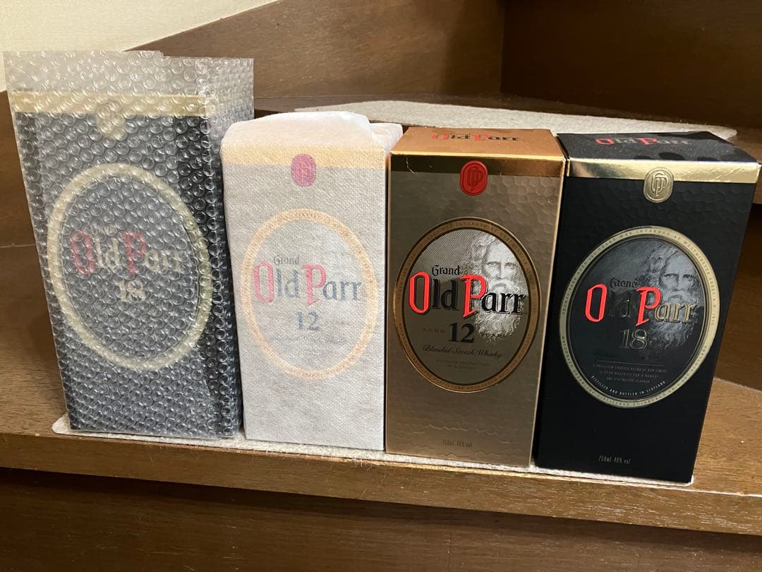 Old Parr １２年　１８年 各２本