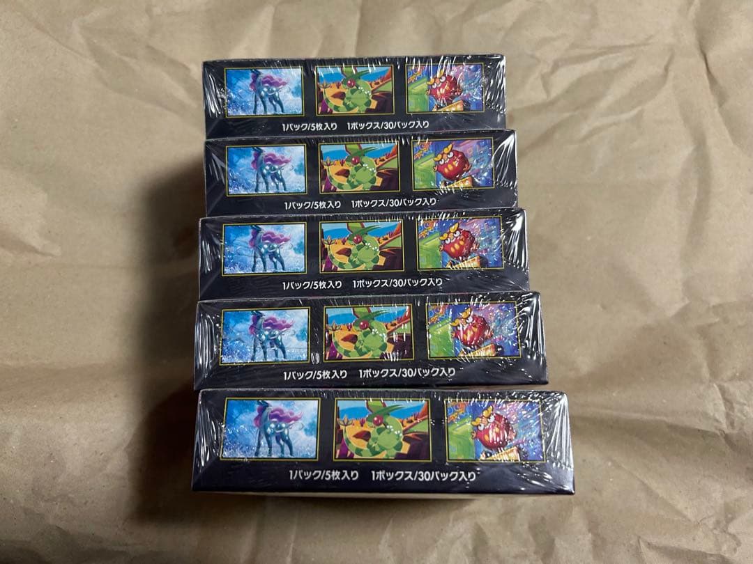 インフェルノX 5BOX シュリンク付き未開封 ポケモンカード