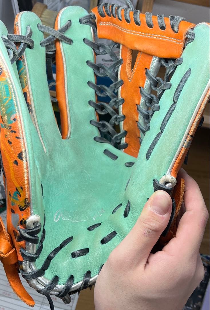 左投げ用　外野手用　ローリングス　軟式