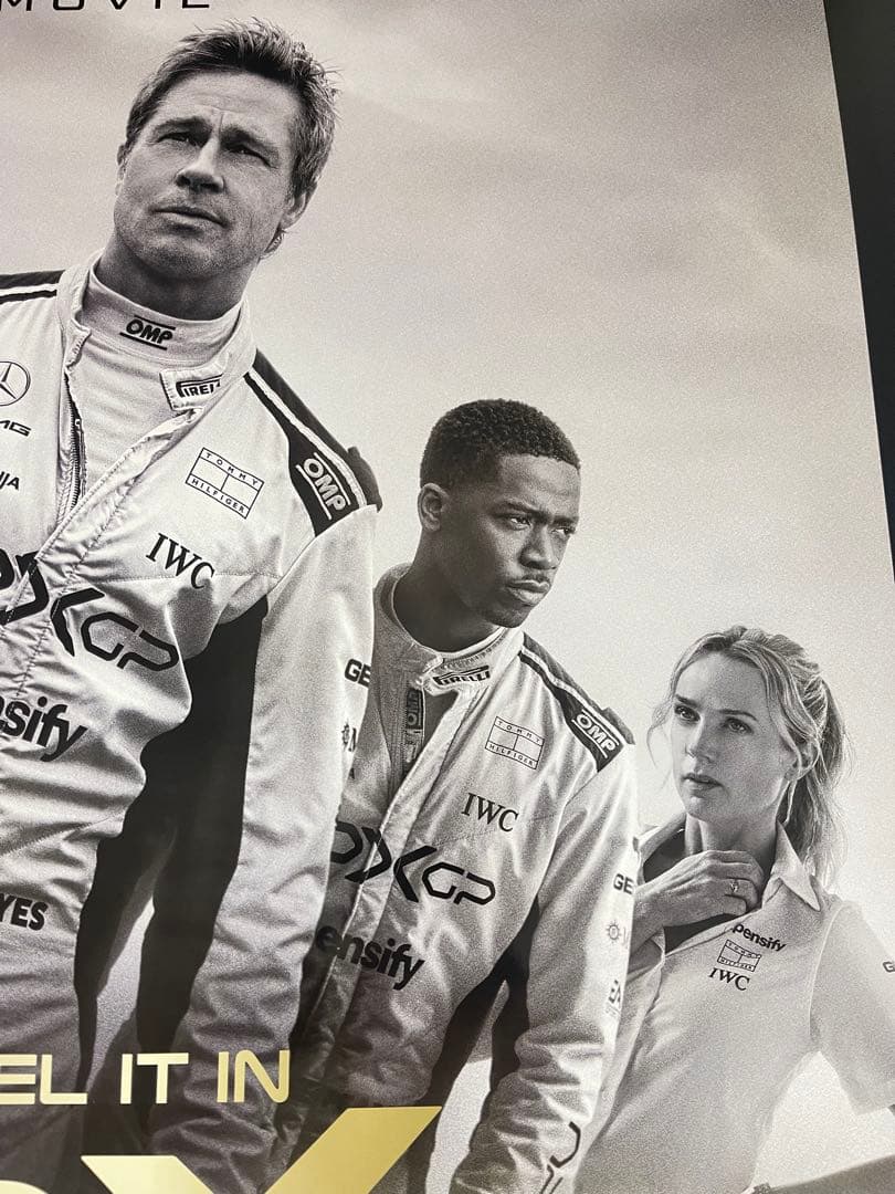 *枚数限定*映画館用両面印刷ポスターINTL版:エフワン F1 4DX 光沢仕様