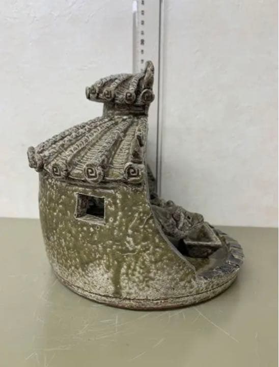 中国五代十国 耀州窯 养猪圈　骨董古美術品 唐物アンティーク江戸青磁コレクション