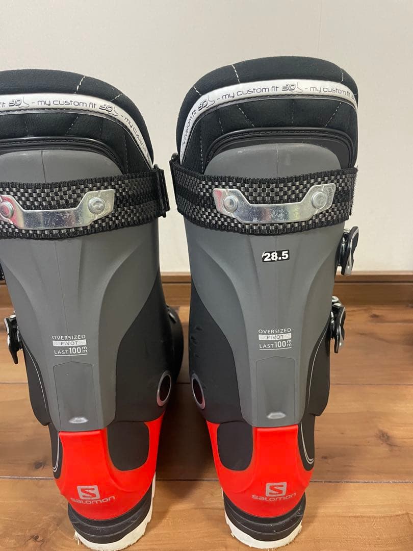 Salomon スキーブーツ 28.5 ブラック/レッド