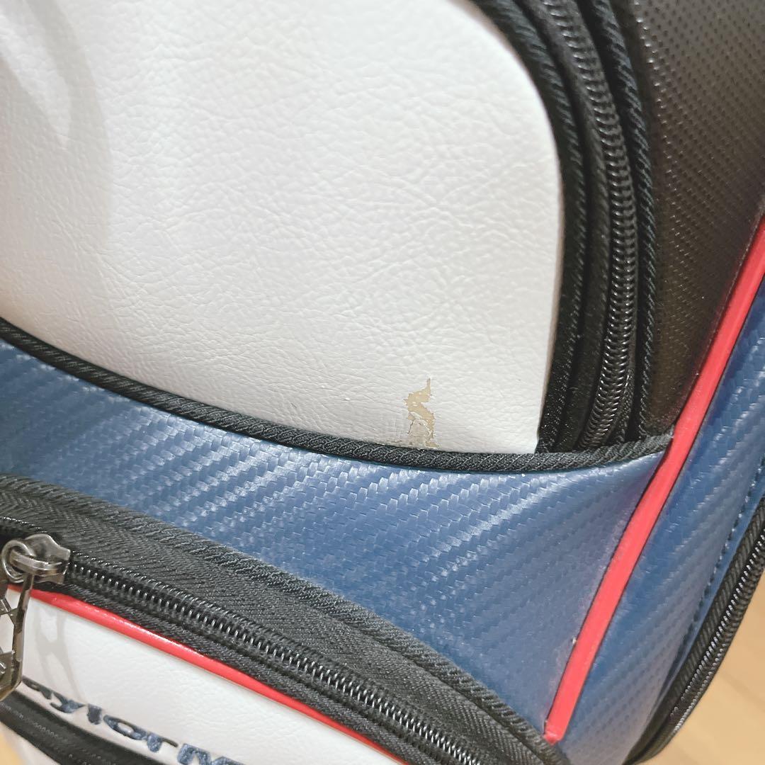 K210 TaylorMade ホワイトカラー キャディバッグ フード無し