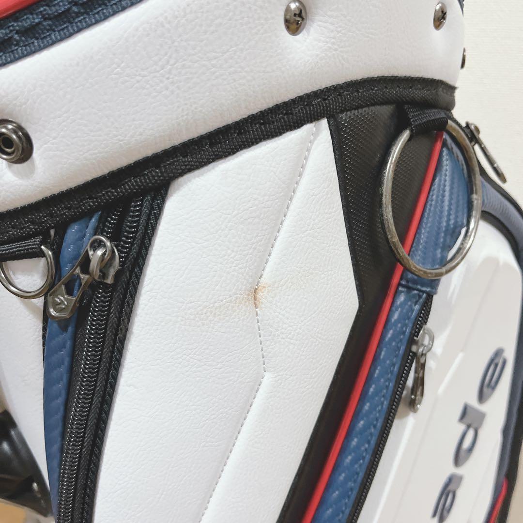 K210 TaylorMade ホワイトカラー キャディバッグ フード無し