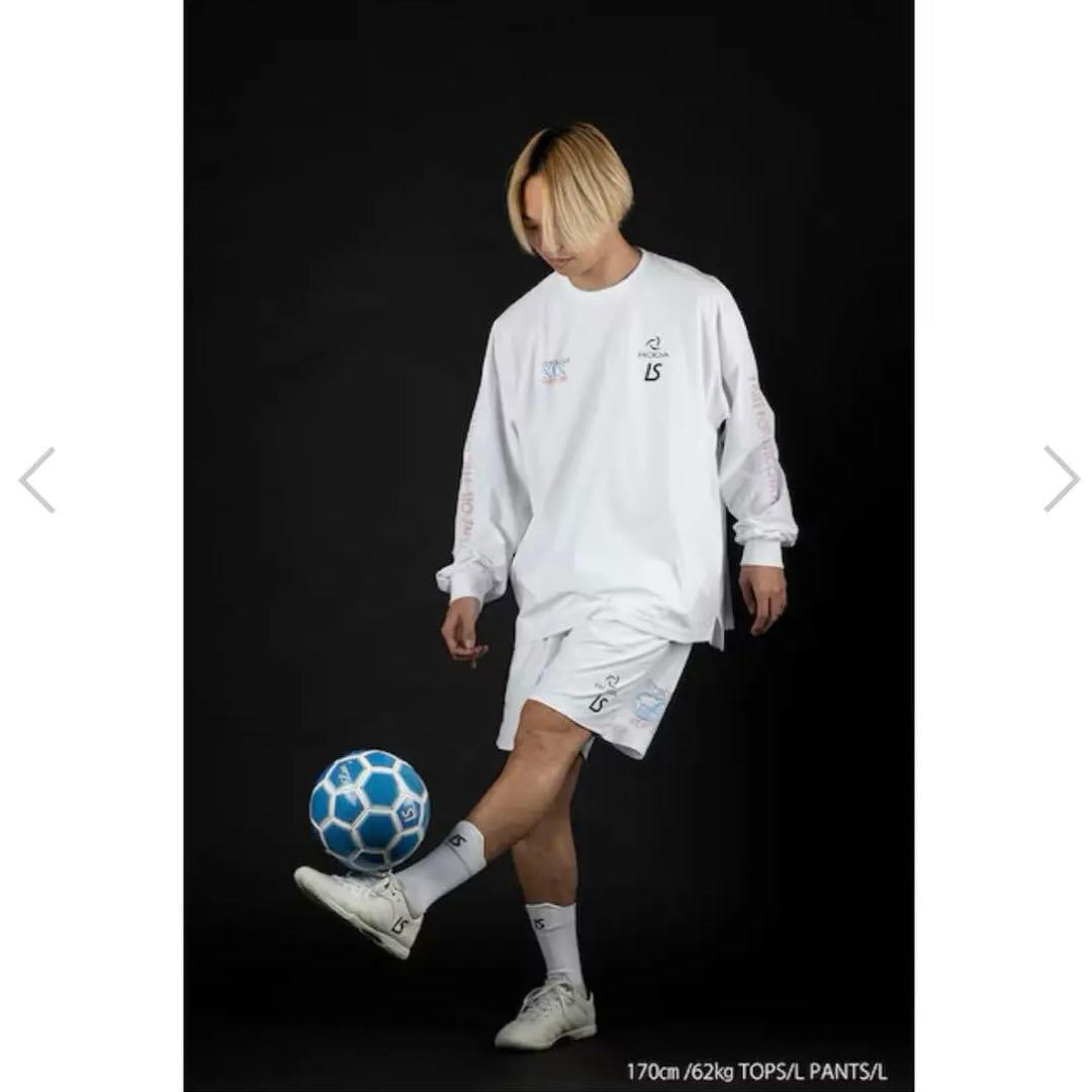 LUZ×RODA PEACE ONE XIX L/S PRA TEE WHT L