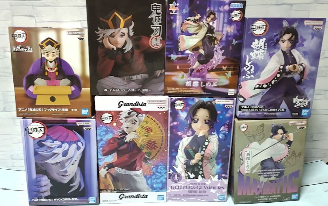 鬼滅の刃 童磨 胡蝶しのぶ フィギュア 8点セット