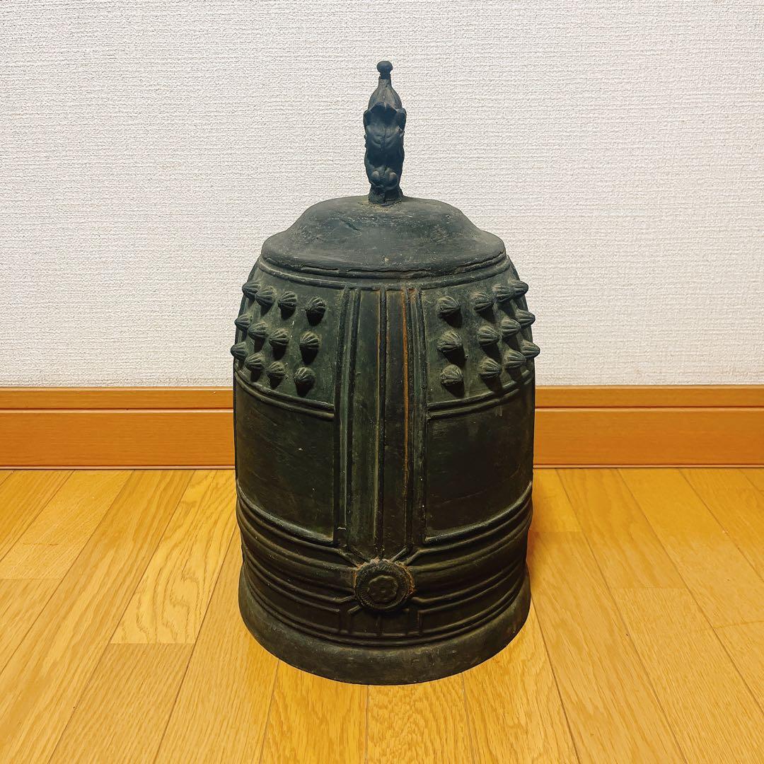 古銅製 半鐘 吊鐘 釣鐘 梵鐘 寺院 仏閣 古美術