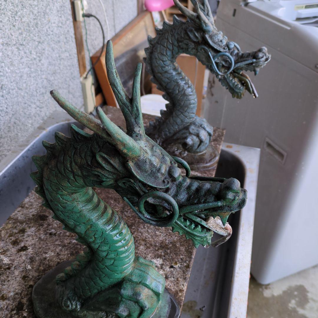 手水舎 龍神 龍の蛇口 真鍮製青銅色 龍の蛇口 水の神様