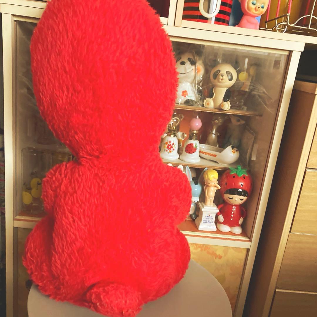 昭和レトロ レトロポップ クマちゃん ぬいぐるみ クマ 赤いクマ ベロ出し 希少