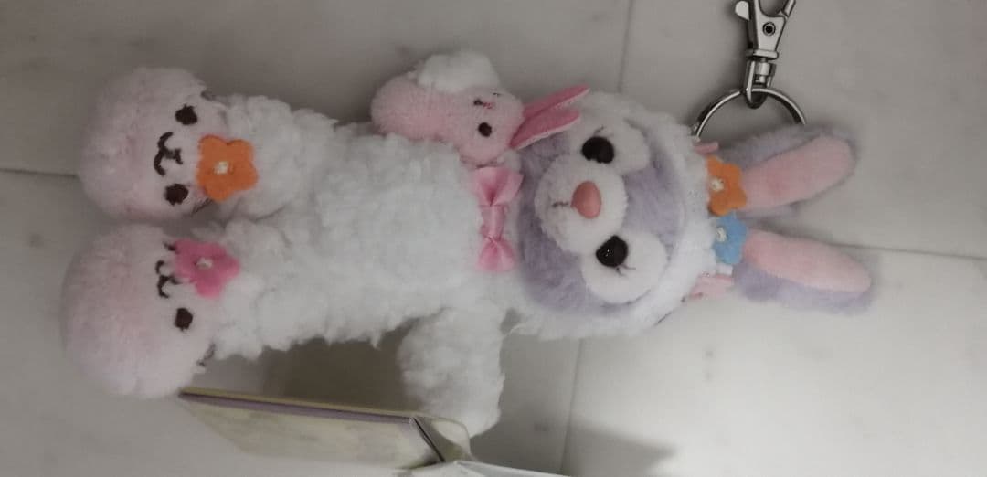 ステラ・ルー　ぬいぐるみキーチェーン　香港ディズニー　イースター