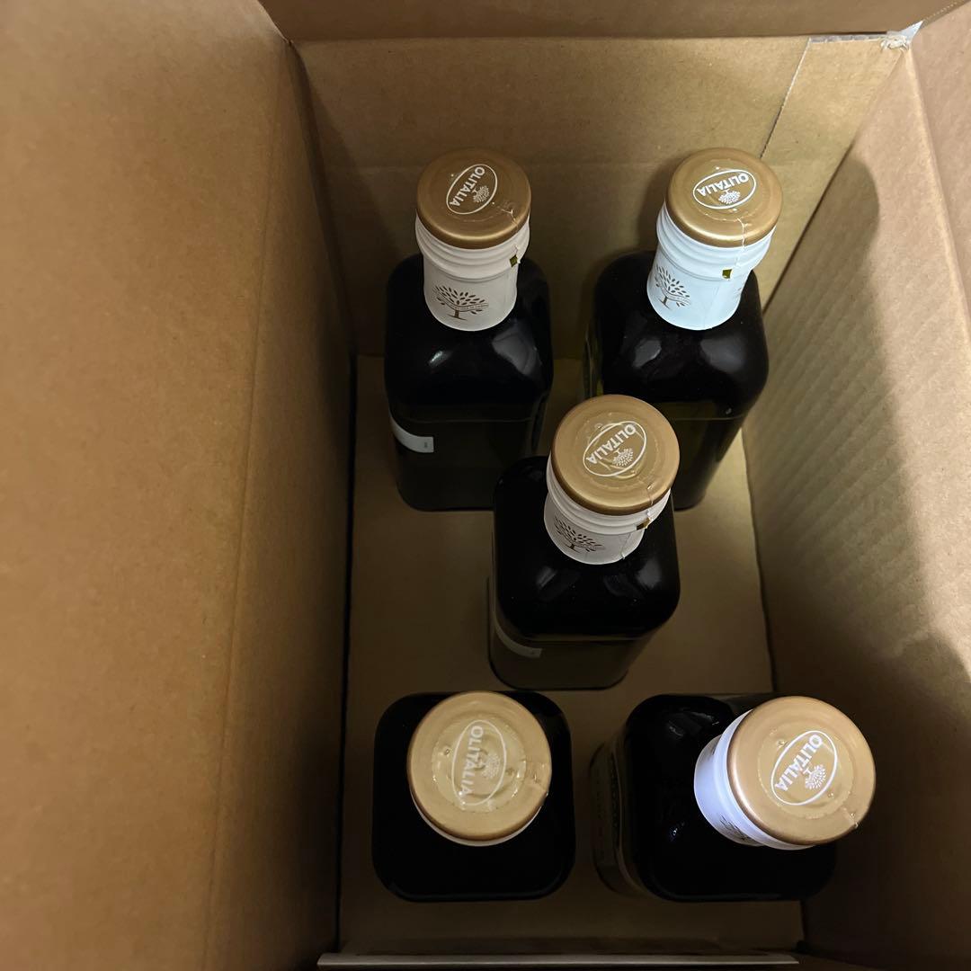 イタリア　オリタリア社 無ろ過エキストラバージン・オリーブオイル 5本セット