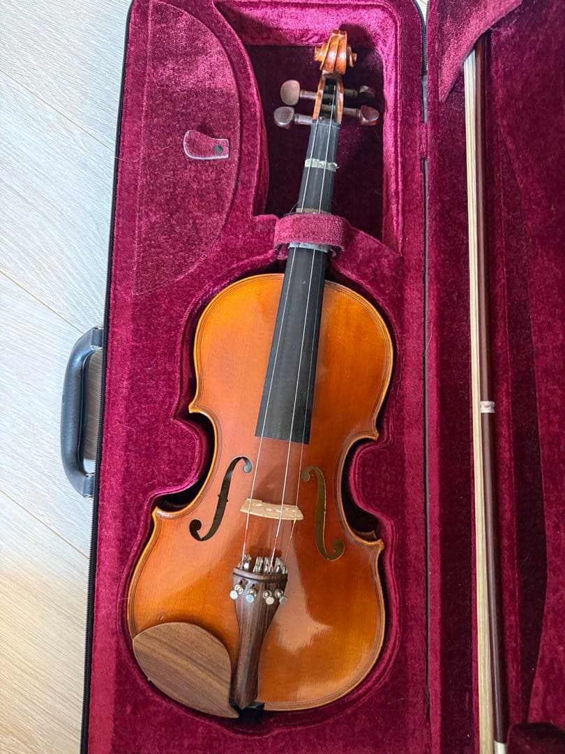 バイオリン 弦楽器 (3/4サイズ) herman Q017A ケース付