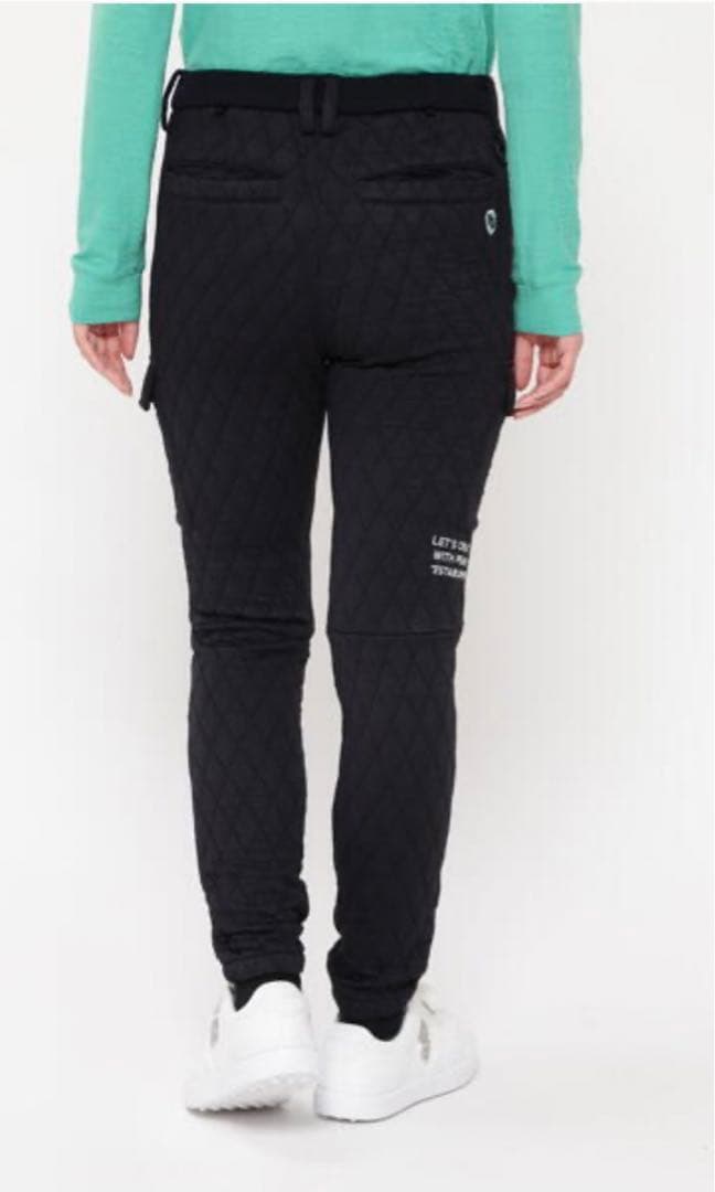 【PEARLY GATES】 ポリエステルキルトジャガードパンツ　大人気☆完売