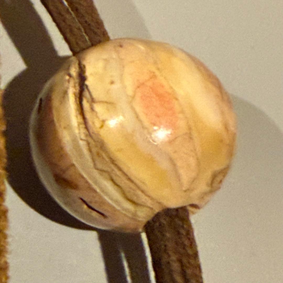 道中財布 根付 瑪瑙玉 中国 絵銭 付属 花銭 古銭 銅鏡 麻 アンティーク 珍