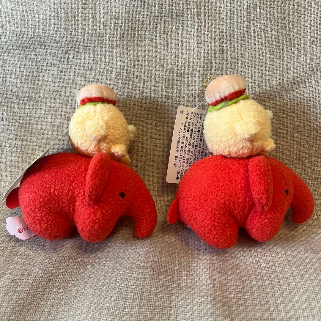 ぶらさげぬいぐるみ（チキップダンサーズ×ドムドムハンバーガー）　2つ