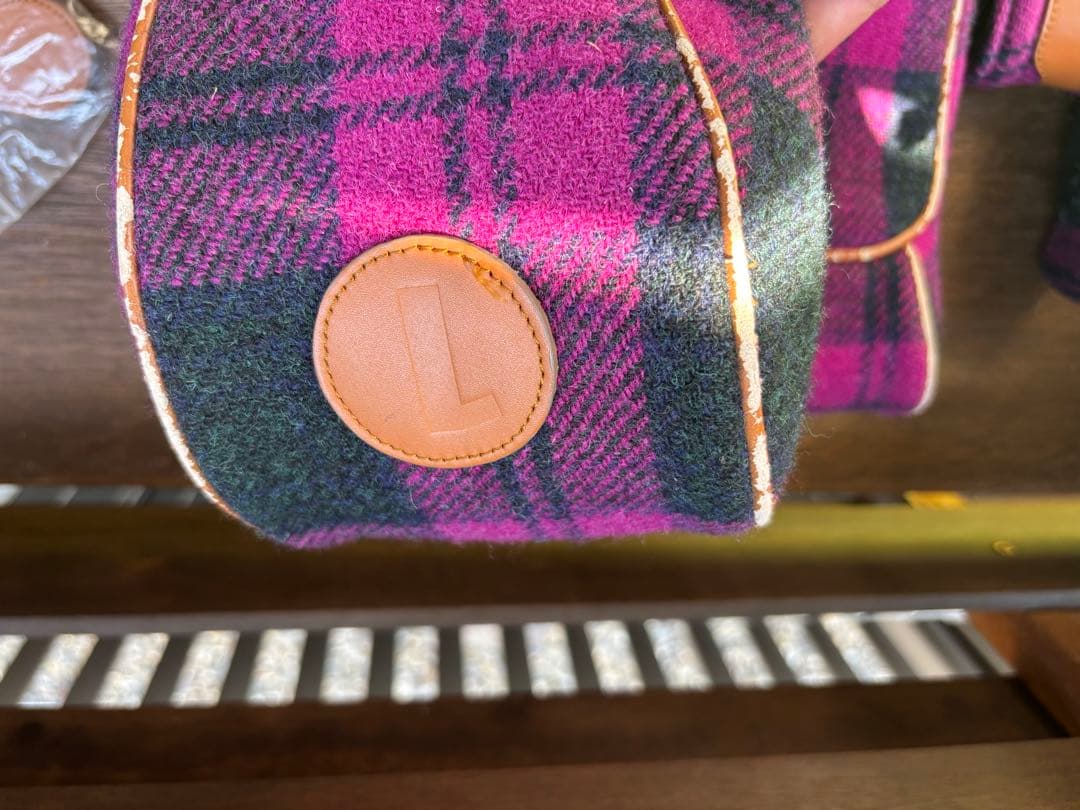 ポールスチュアート　HarrisTweed柄キャディバッグ　ユニセックス