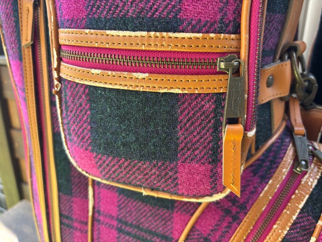 ポールスチュアート　HarrisTweed柄キャディバッグ　ユニセックス