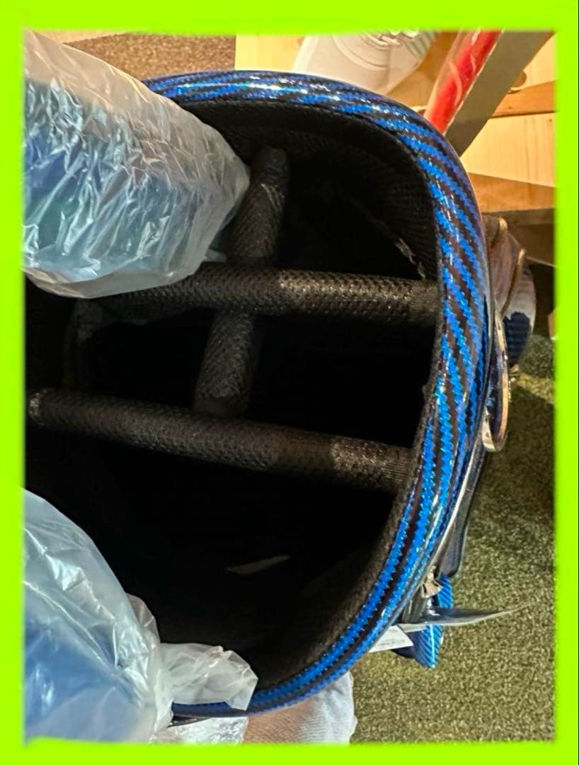 ダンスヴィズドラゴン★キャディーバッグ新品ブルー