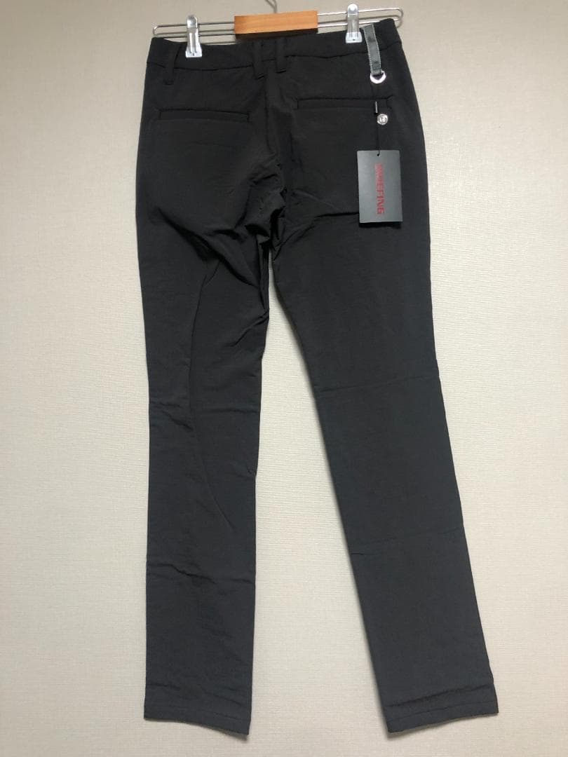 新品未使用 タグ付き ブリーフィング ストレッチパンツ 黒 チャコール 3.3万