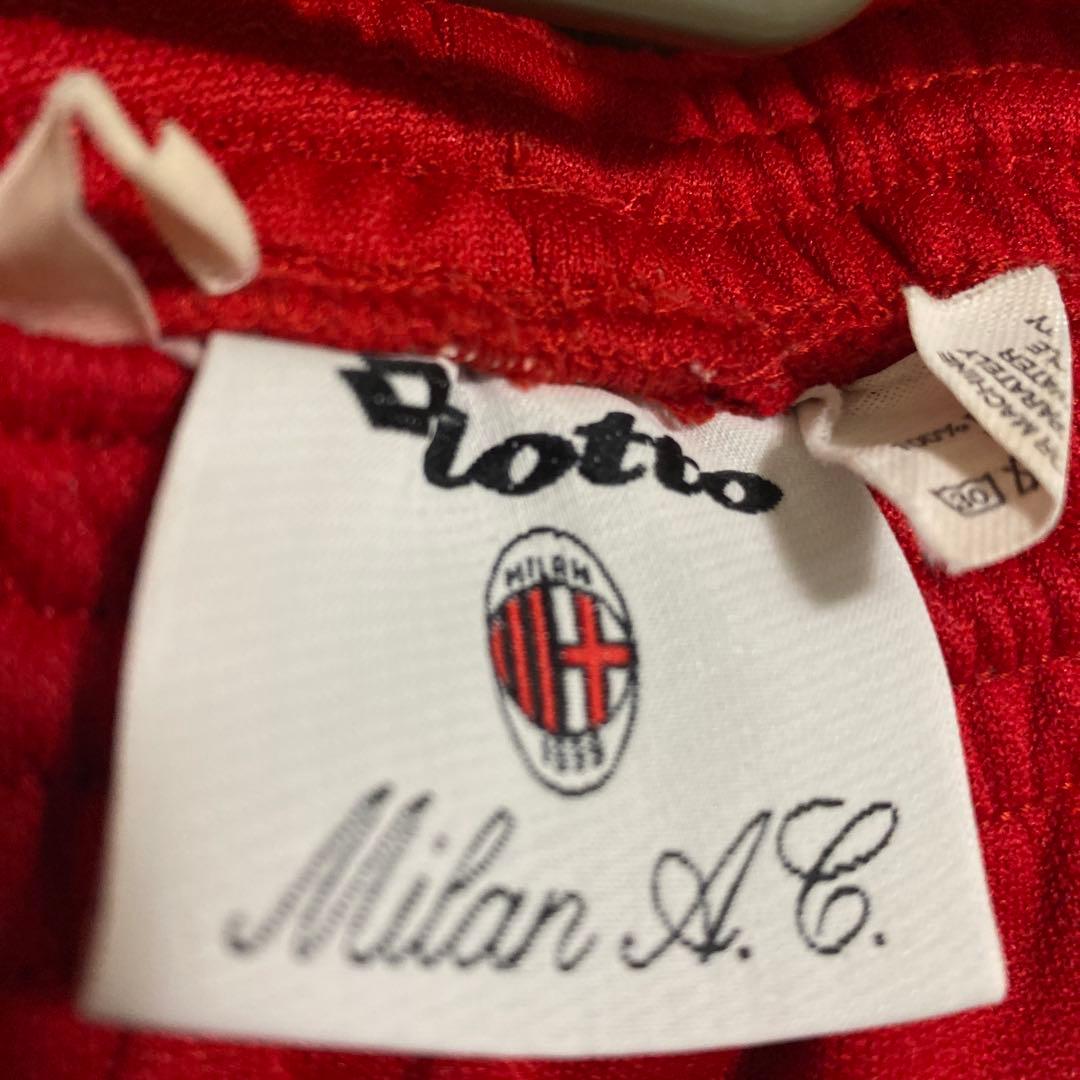 ACミラン Lotto ジャージ　セットアップ　サッカー　セリエA W杯