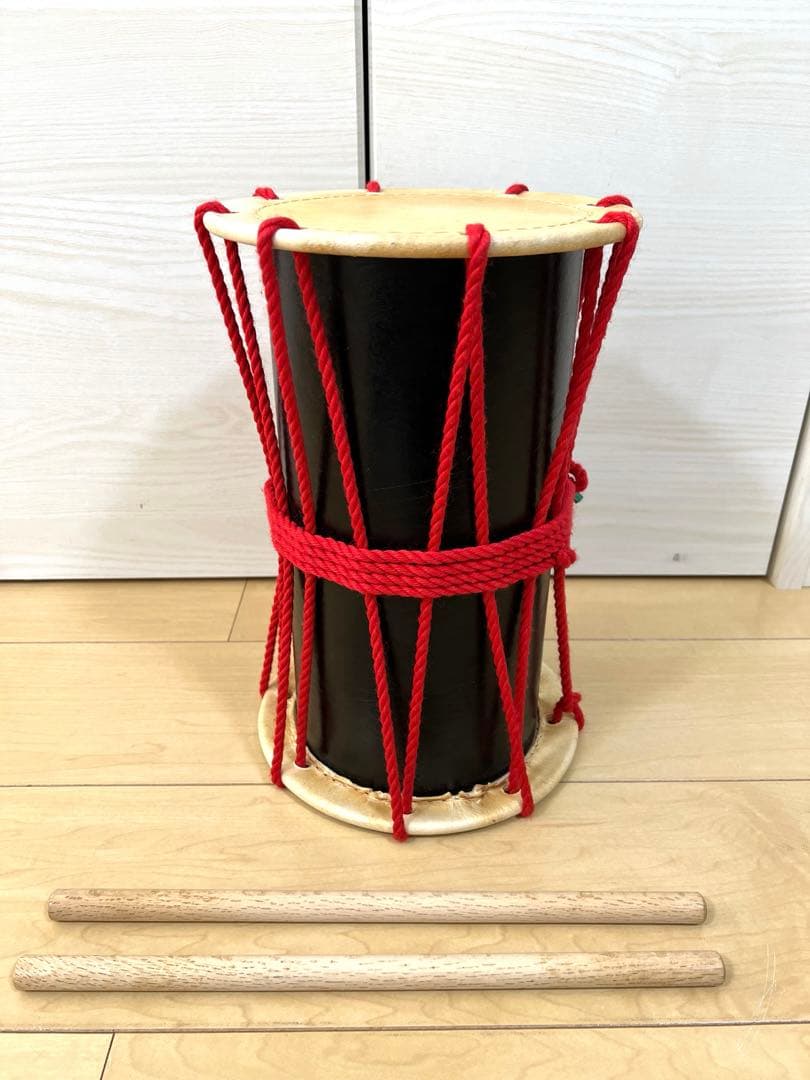 【美品】川田太鼓工房 ミニ桶胴太鼓 こじめちゃん