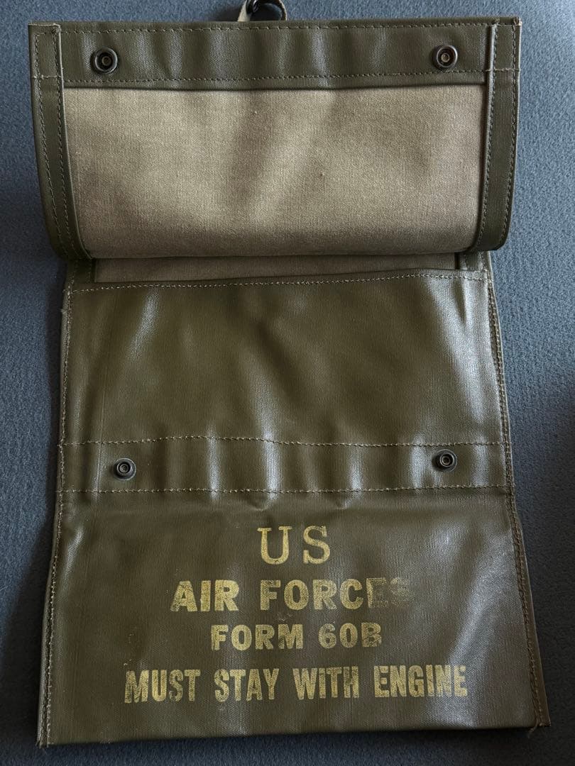 米軍 実物 メンテナンス記録簿ケース