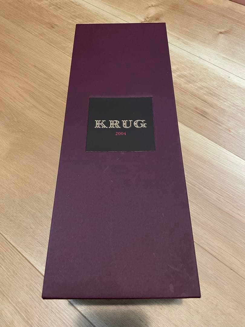 週末特別価格【セラー保管】クリュッグ　2004 箱付き　750ml Krug