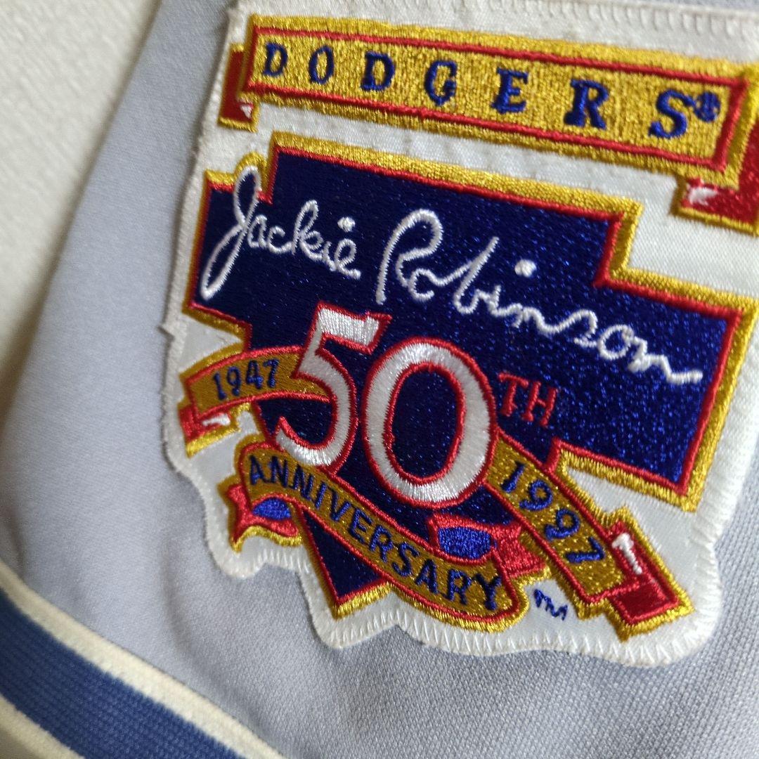 ロサンゼルス・ドジャース KARROS 95年？ジャッキーロビンソンパッチ付き