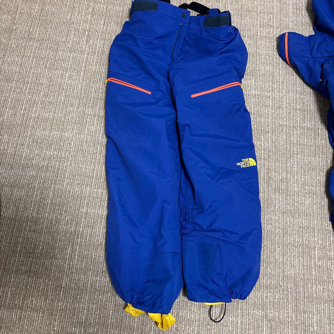 値下げ美品THE NORTH FACE スキーウェア 青/黄