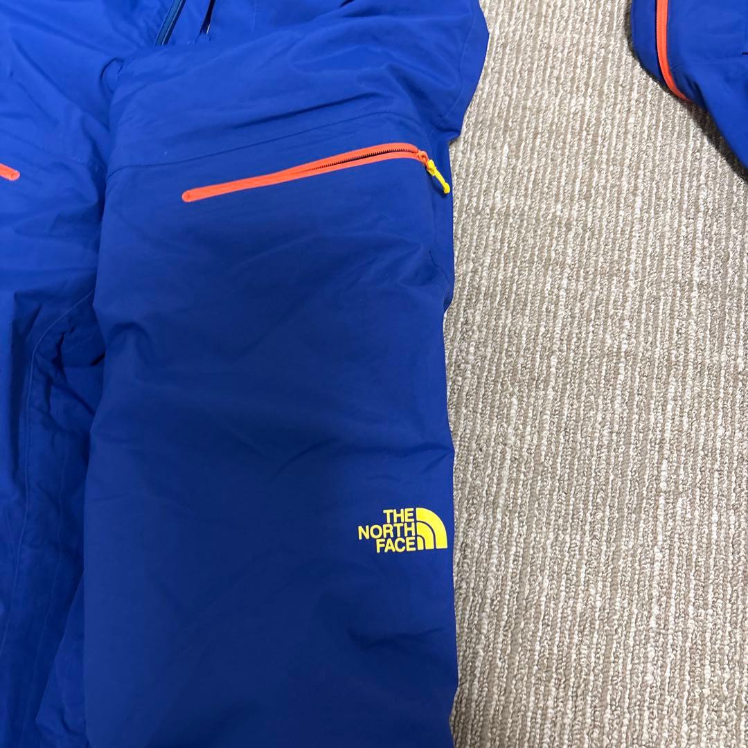 値下げ美品THE NORTH FACE スキーウェア 青/黄