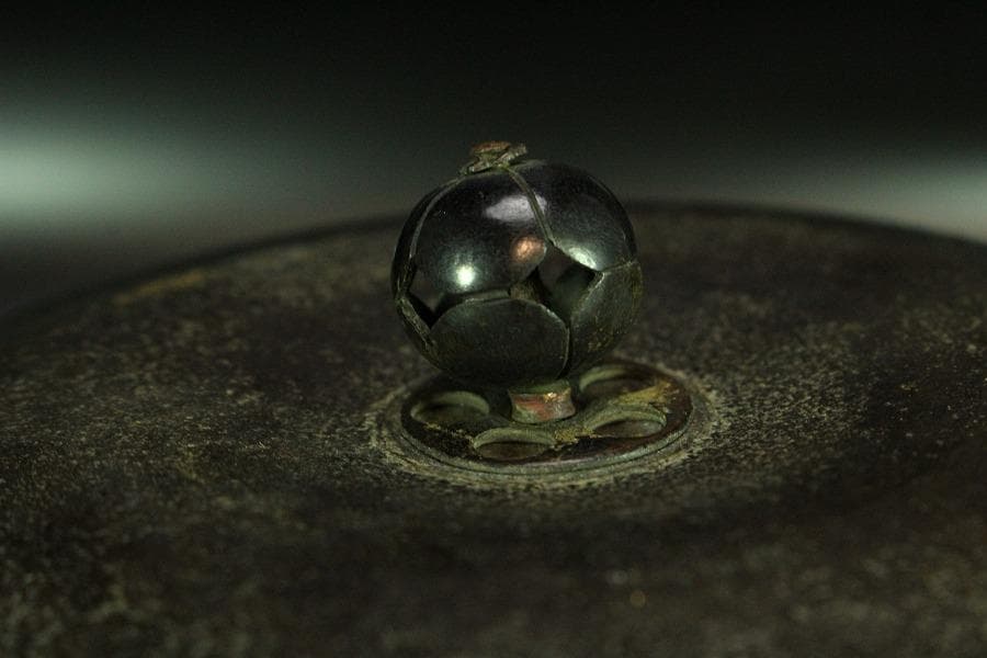 茶道具 富士釜 元禄時代 弥五郎作 大西清右衛門 識(K-A396)