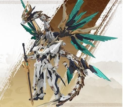 海外限定・正規品 中国神話 元霊黄帝 帝神機先天応龍 獣神機 プラモデル 未組立