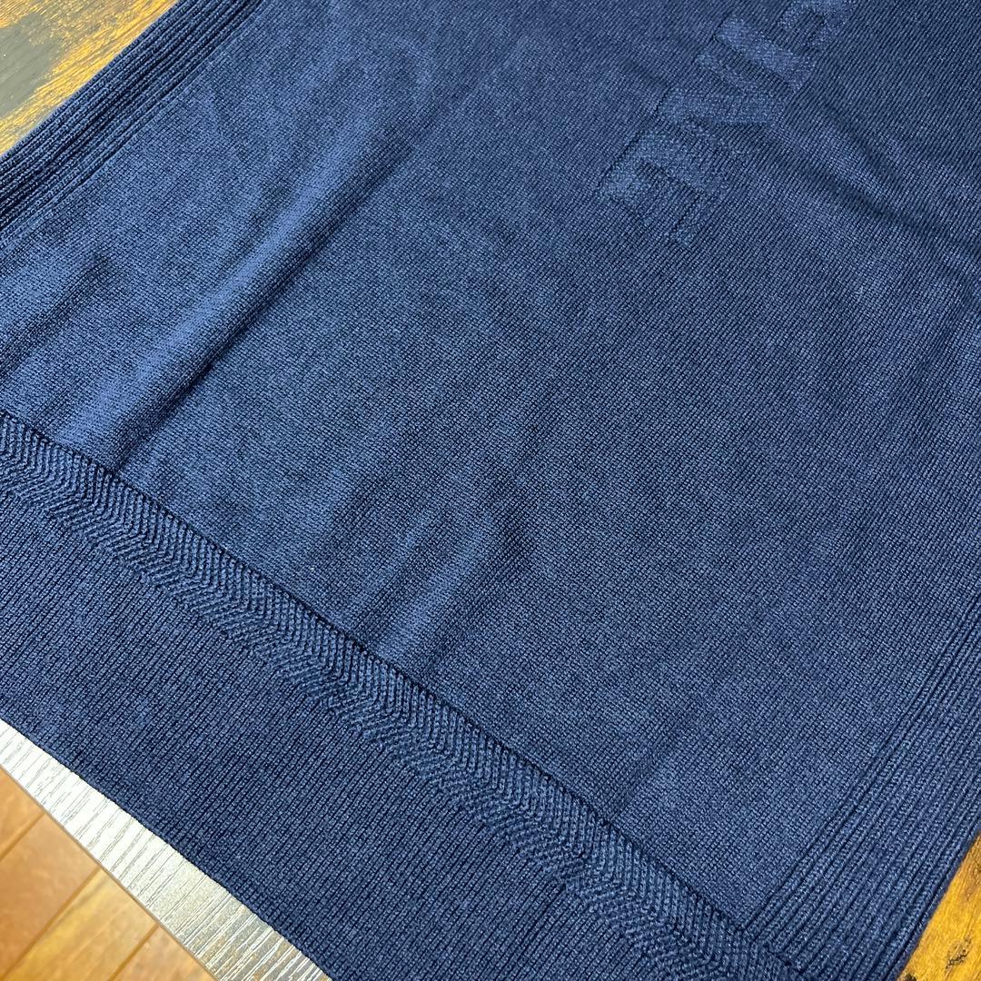 BRIEFING ブリーフィングVネックベスト シルク カシミヤ ネイビー S