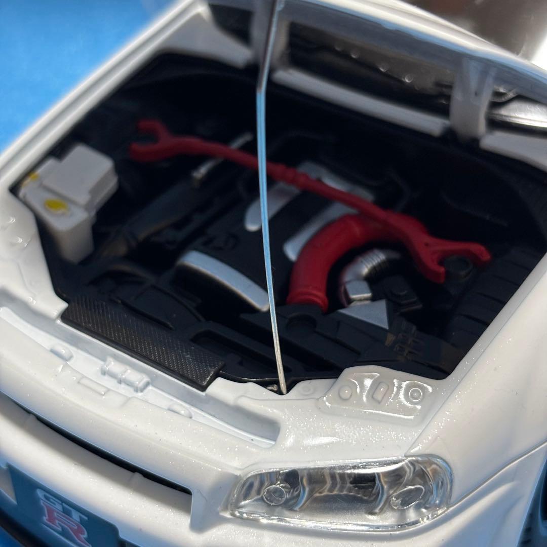 ダイキャスト　大迫力　日産　スカイライン　GT-R R34 1/18 模型