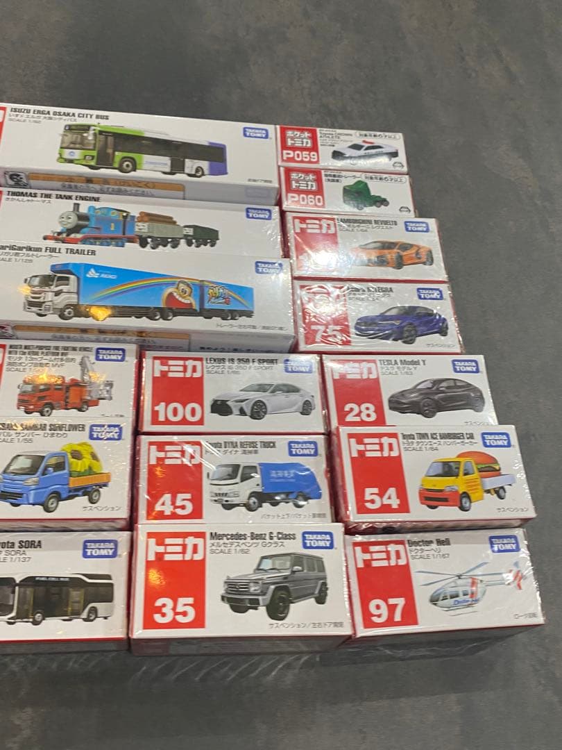 新品未使用　トミカ　ロングトミカ　23台 まとめ売り ポケットトミカ ミニカー