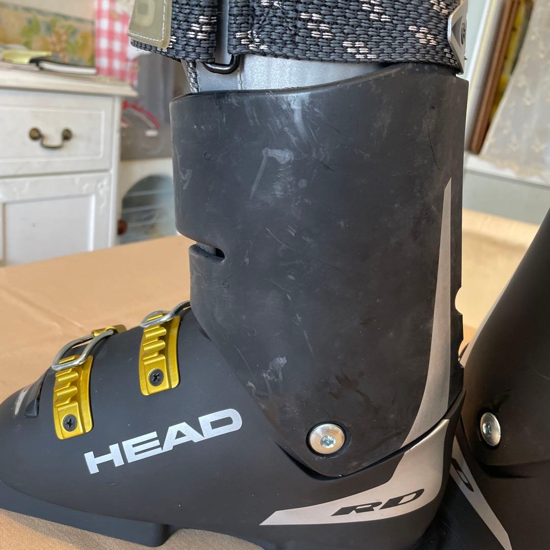HEAD RDスキーブーツ ブラック/ゴールド 23cm