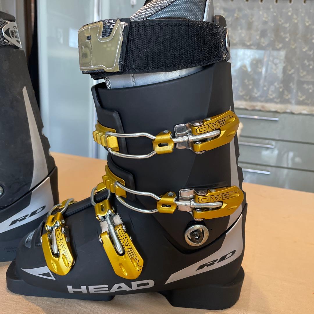 HEAD RDスキーブーツ ブラック/ゴールド 23cm
