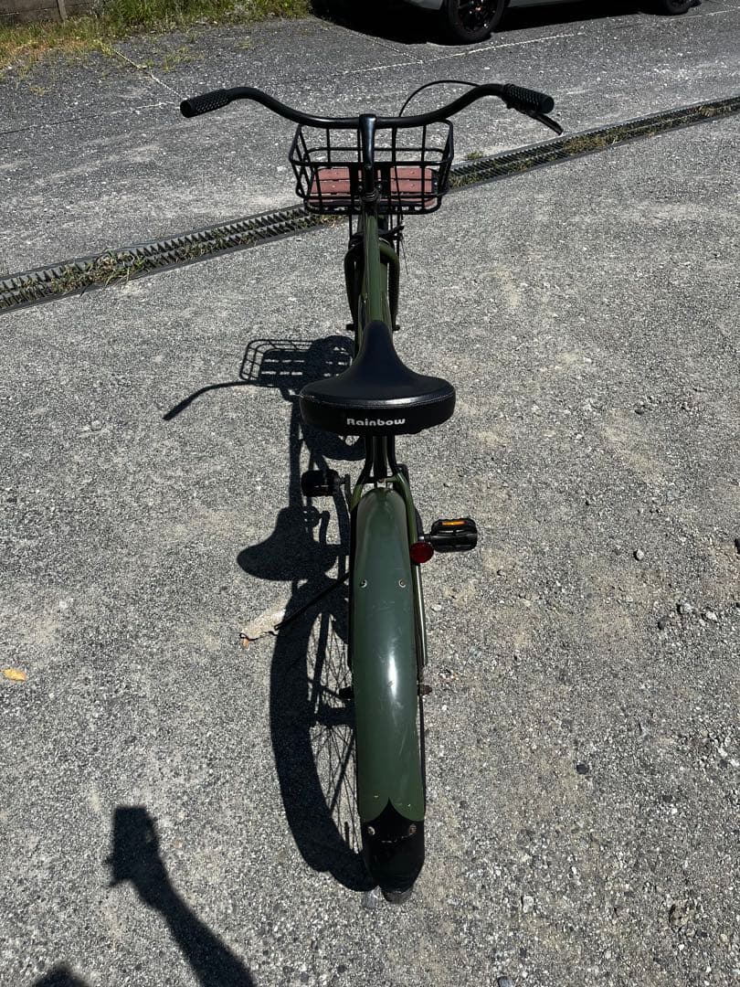 レインボー　カーキ　ビーチクルーザー 自転車　26インチ　Rainbow