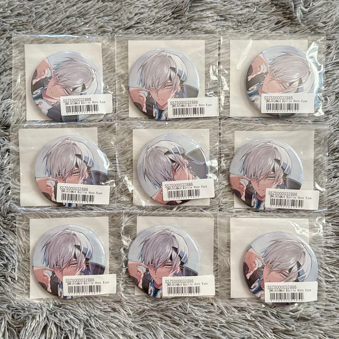 にじさんじ イブラヒム バトルモード 缶バッジ 等身 未開封