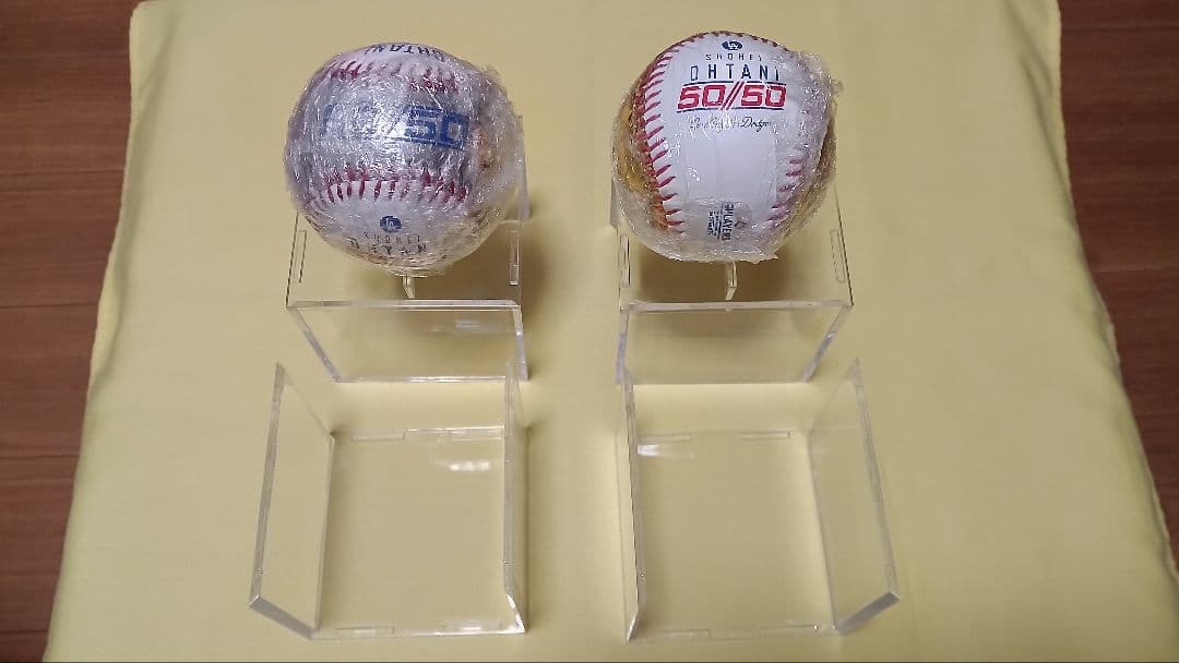 【 ドジャース 大谷５０ー５０金銀 ボール＆各種記念プレート６枚＆空ケース４個】